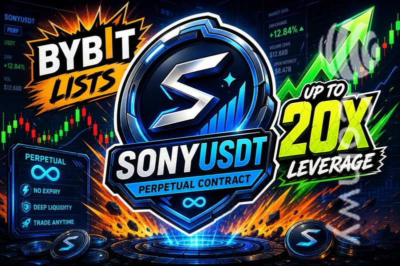 Bybit Lists SONYUSDT Perpetual Contract With Up to 20x Leverage