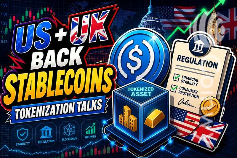 US, UK Back Stablecoins, Tokenization in Regulation Talks