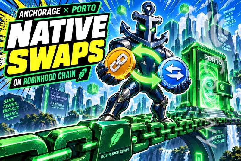 Anchorage Announces Native Swaps in Porto on Robinhood Chain