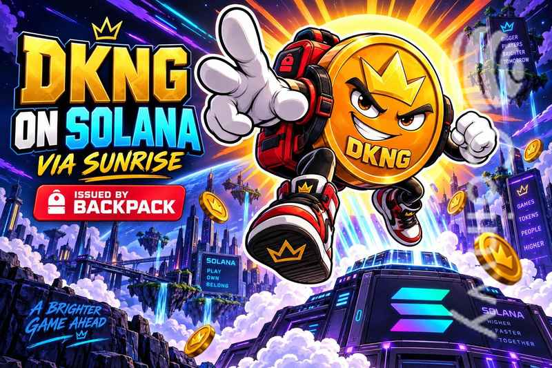 DKNG Launches on Solana via Sunrise, Issued by Backpack