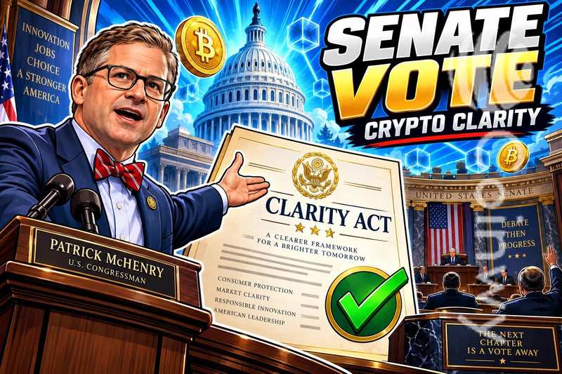 McHenry Says Senate Will Vote to Advance Crypto CLARITY Act
