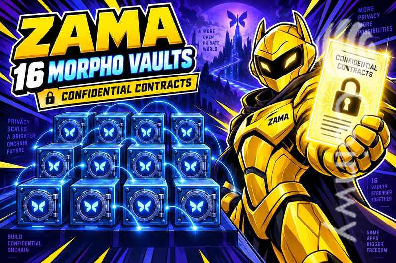 Zama Expands to 16 Morpho Vaults With Confidential Contracts